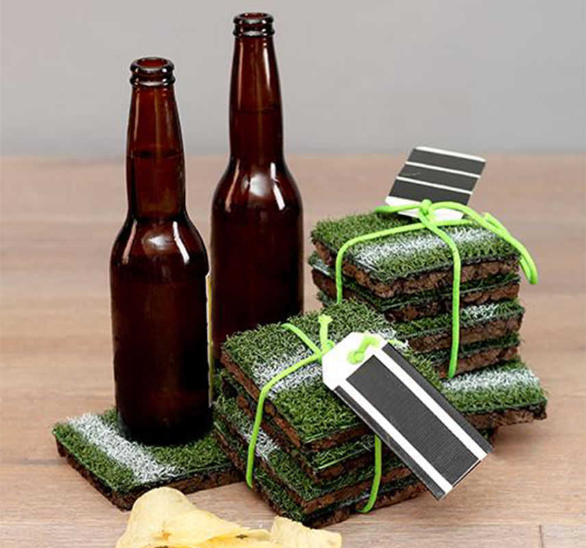 Turf coasters