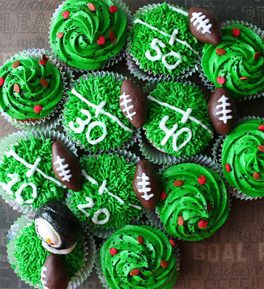 Turf cupcakes