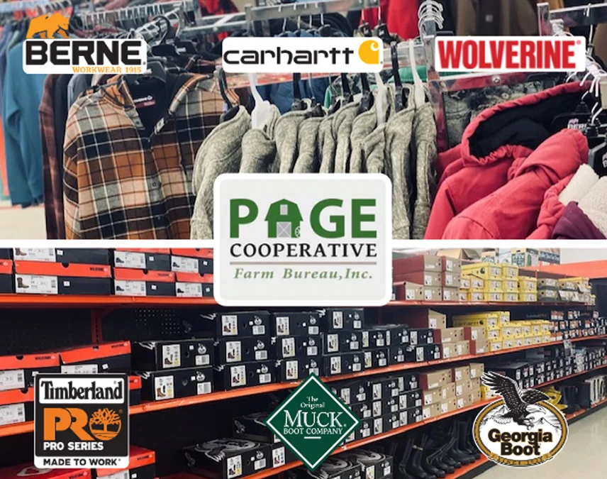 Clothing & Footwear at Page Co-op