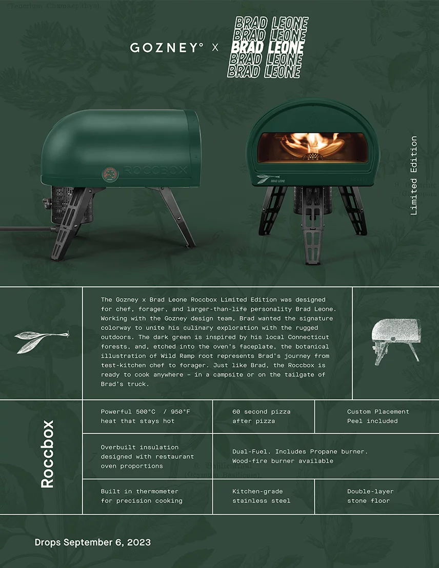Gozney X Brad Leone limited edition