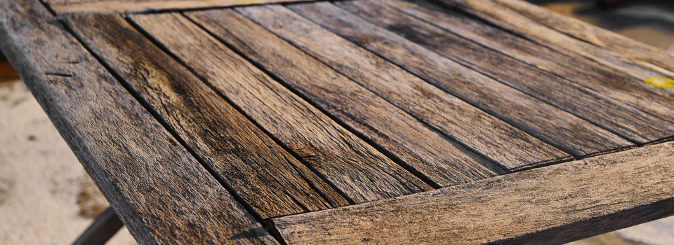 Stained table