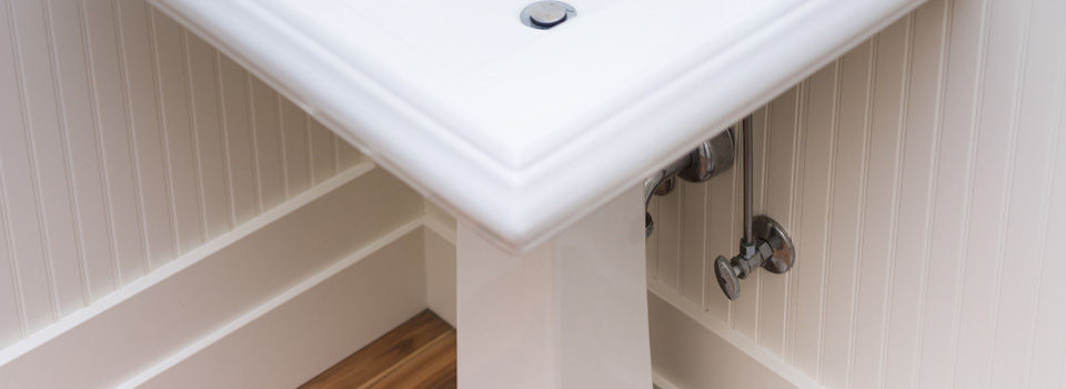 Cutting around plumbing