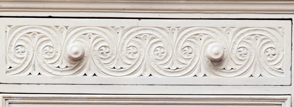 Textured drawer antique