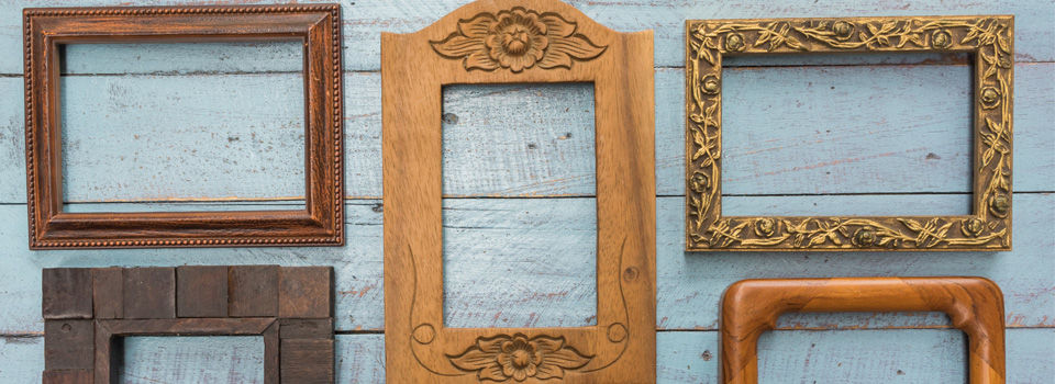 Different antique frames