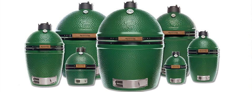Family product shot of the Big Green Eggs