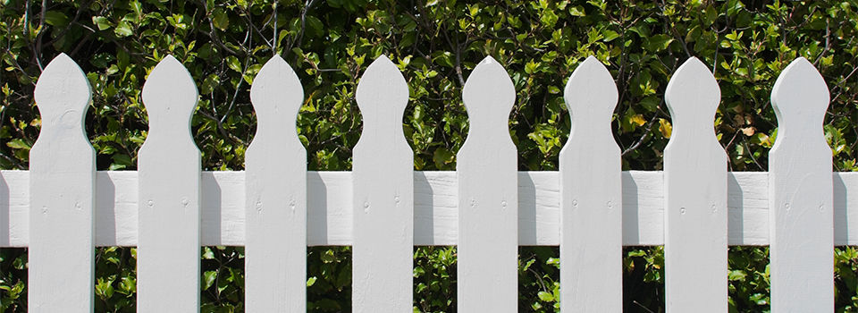 White picket fence