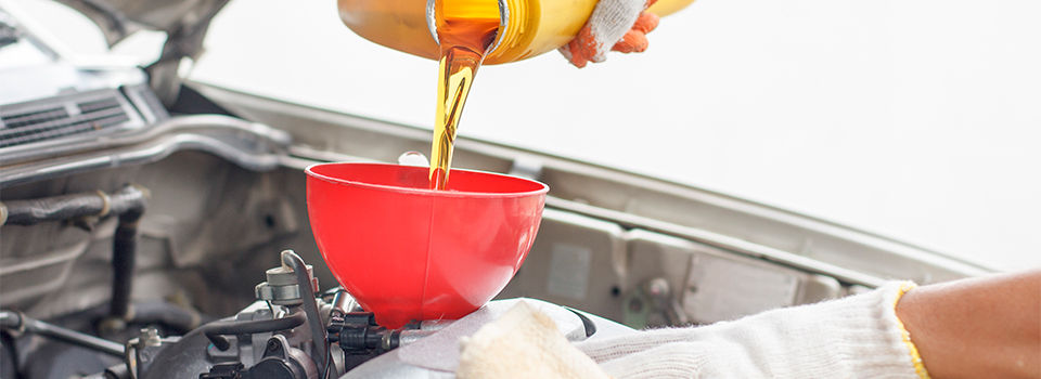Changing car oil