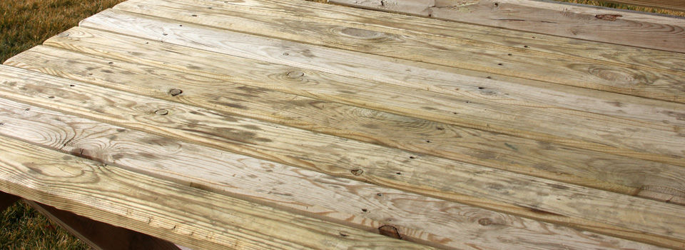 Step 2 – Paint the lumber with Black Rust-Oleum Paint.