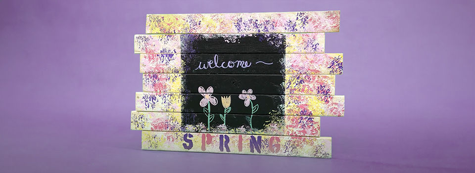 DIY Spring Message Board