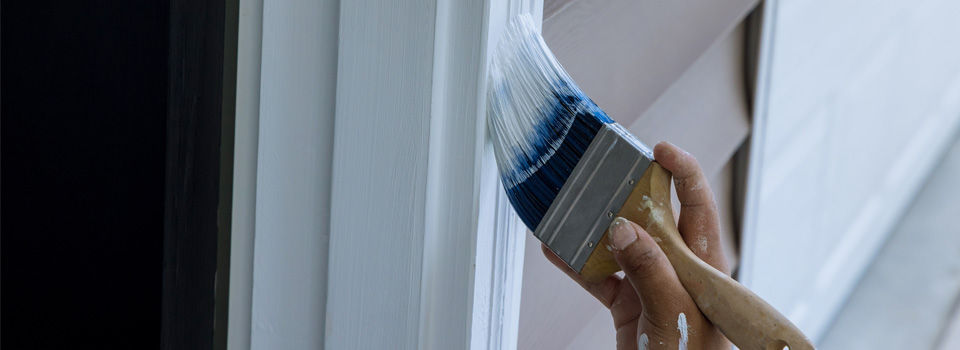 Painting the outside doors