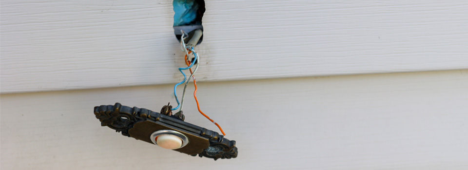 Old doorbell hanging