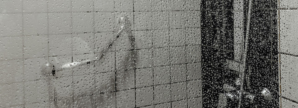 steamy bathroom shower