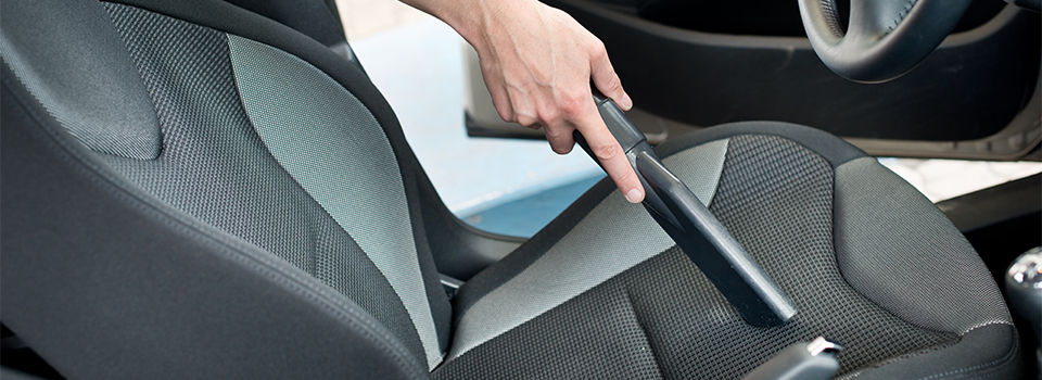 Cleaning the interior of a car