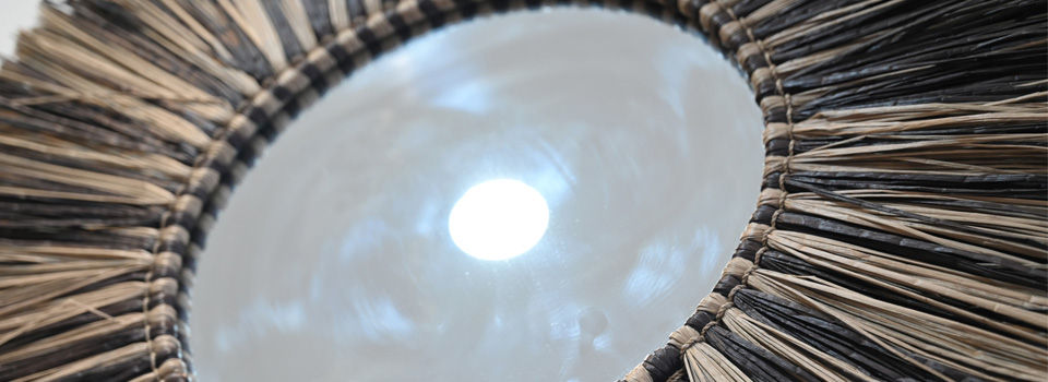 Closeup of finished mirror