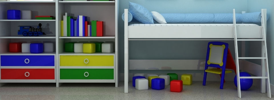Colorful childrens bedroom furniture