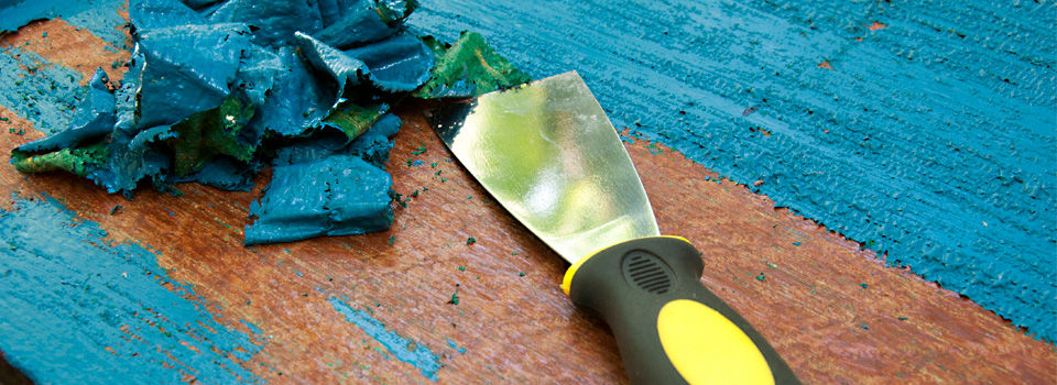 Stripping paint from wood