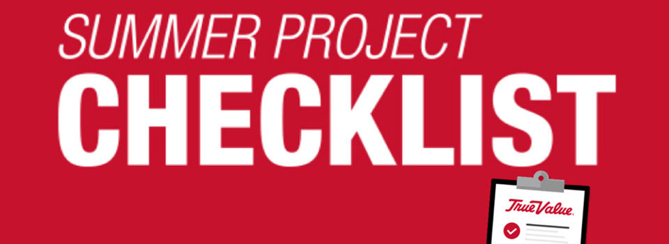 summer project checklist