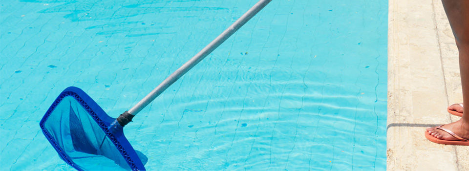 step one of swimming pool maintenance