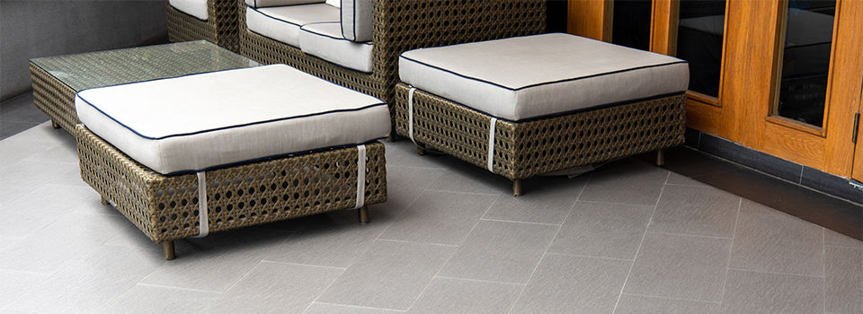 Tiled Outdoor Patio