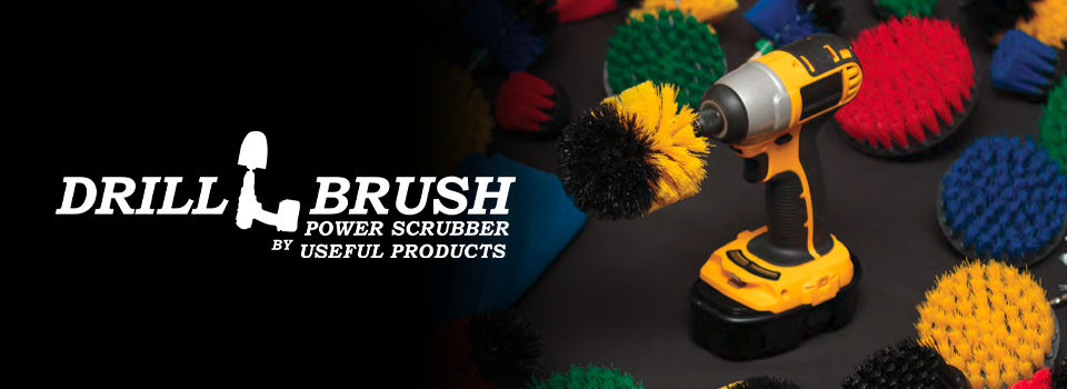 Buy online Nylon Drill Brush for power cleaning and brushing, fix in a drill  driver and wash