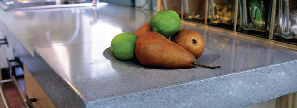 A countertop with fruit on it