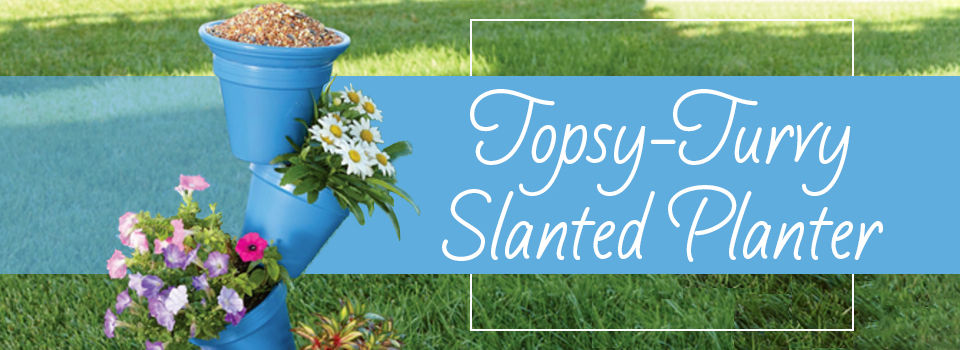 Topsy-Turvy Slanted Planter