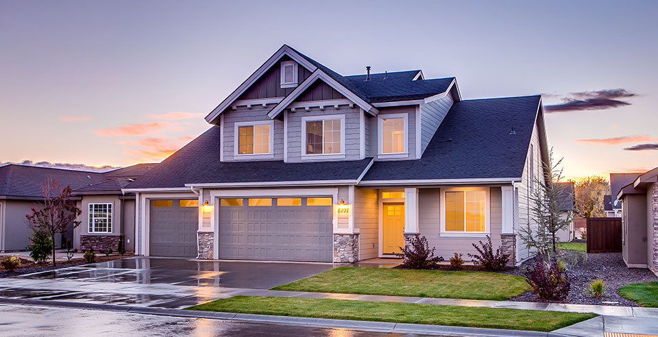 Front view of a home