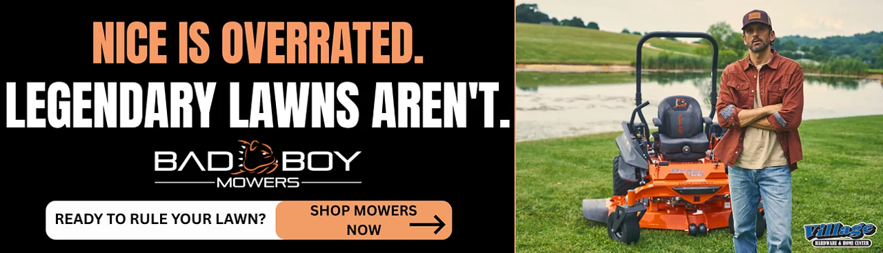 Nice is Overrated. Legendary Lawns Aren't. Rule Your Lawn with a Bad Boy Mower.