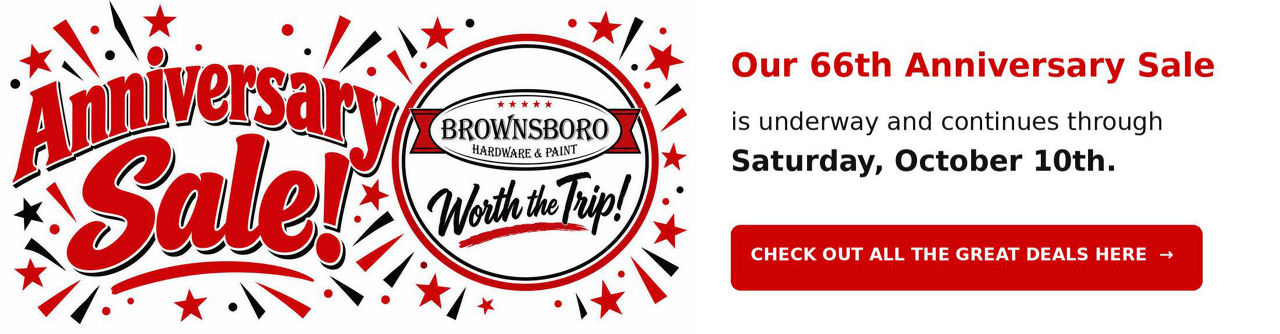 Brownsboro Hardware & Paint Banner