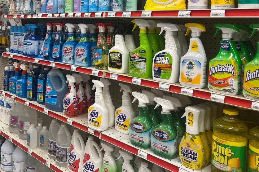 Cleaning Supplies Aisle