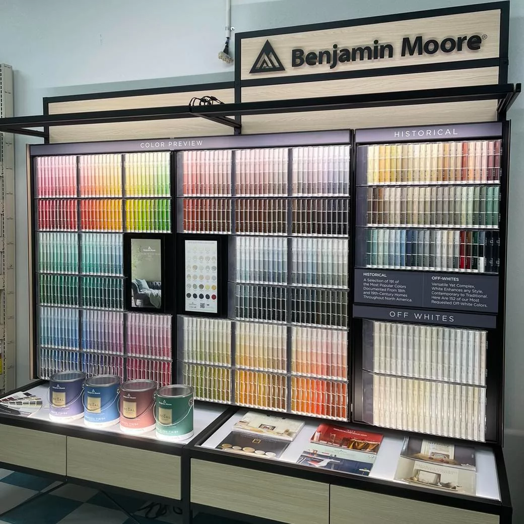 benjamin moore paint section