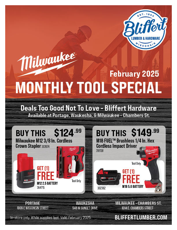 February Monthly Tool Special