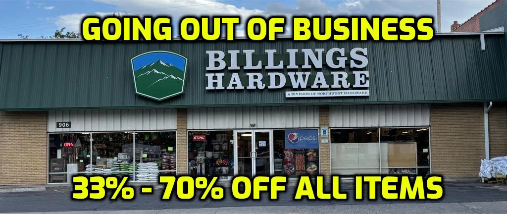 Billings Hardware Closing