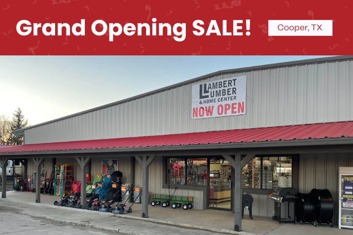 Cooper Texas Grand Opening Banner
