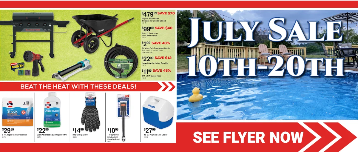 July Sales Flyer