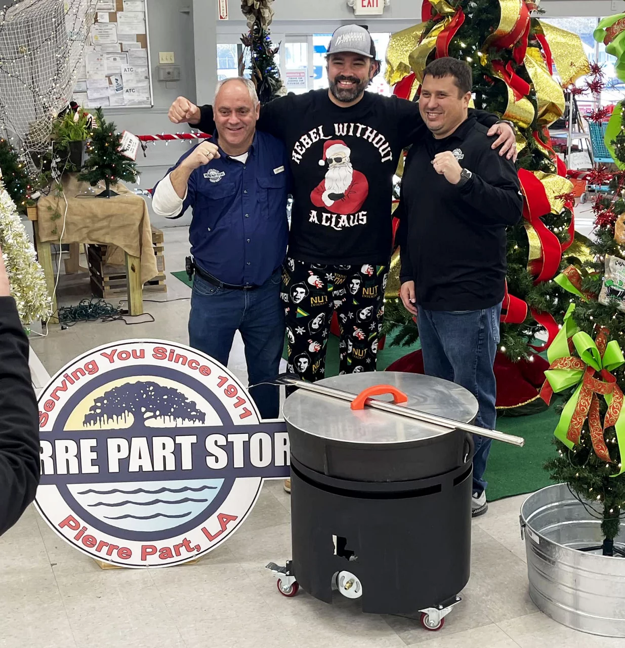 pierre part store owner with community