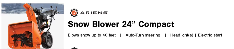 Path Pro Snow blower