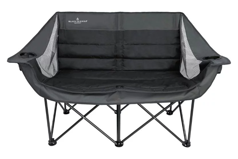 Black Sierra Doublewide Camping Chair