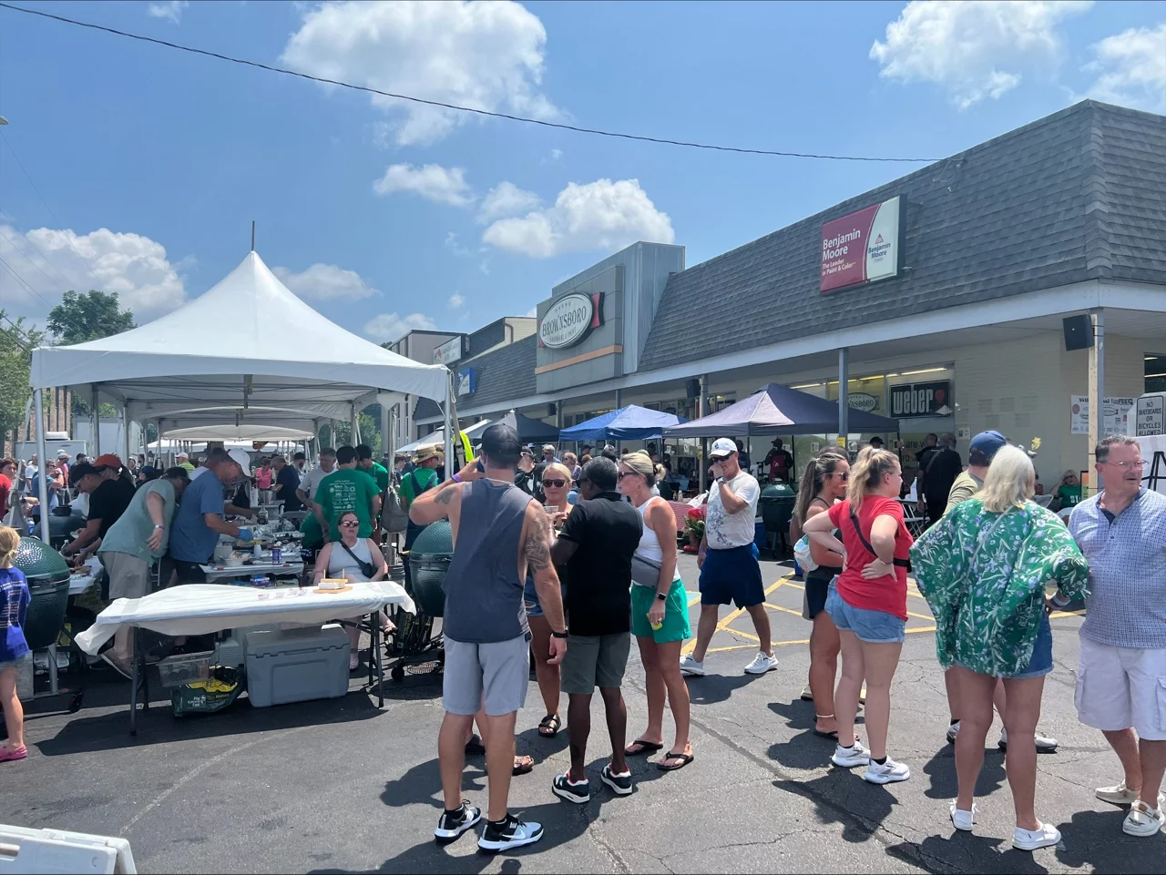 Brownsboro Hardware and Paint sign at Eggfest