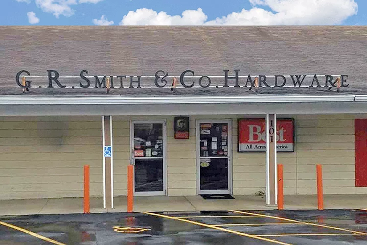 G. R. Smith & Co. Hardware Store front