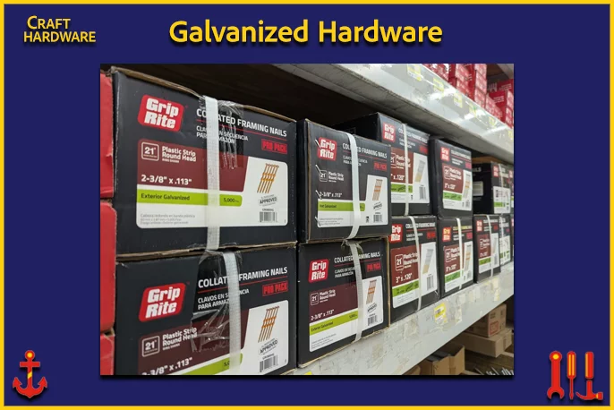 Galvanized Hardware from Craft Hardware!