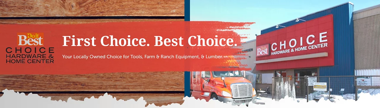 Your Locally Owned Choice for Tools, Farm & Ranch Equipment & Lumber