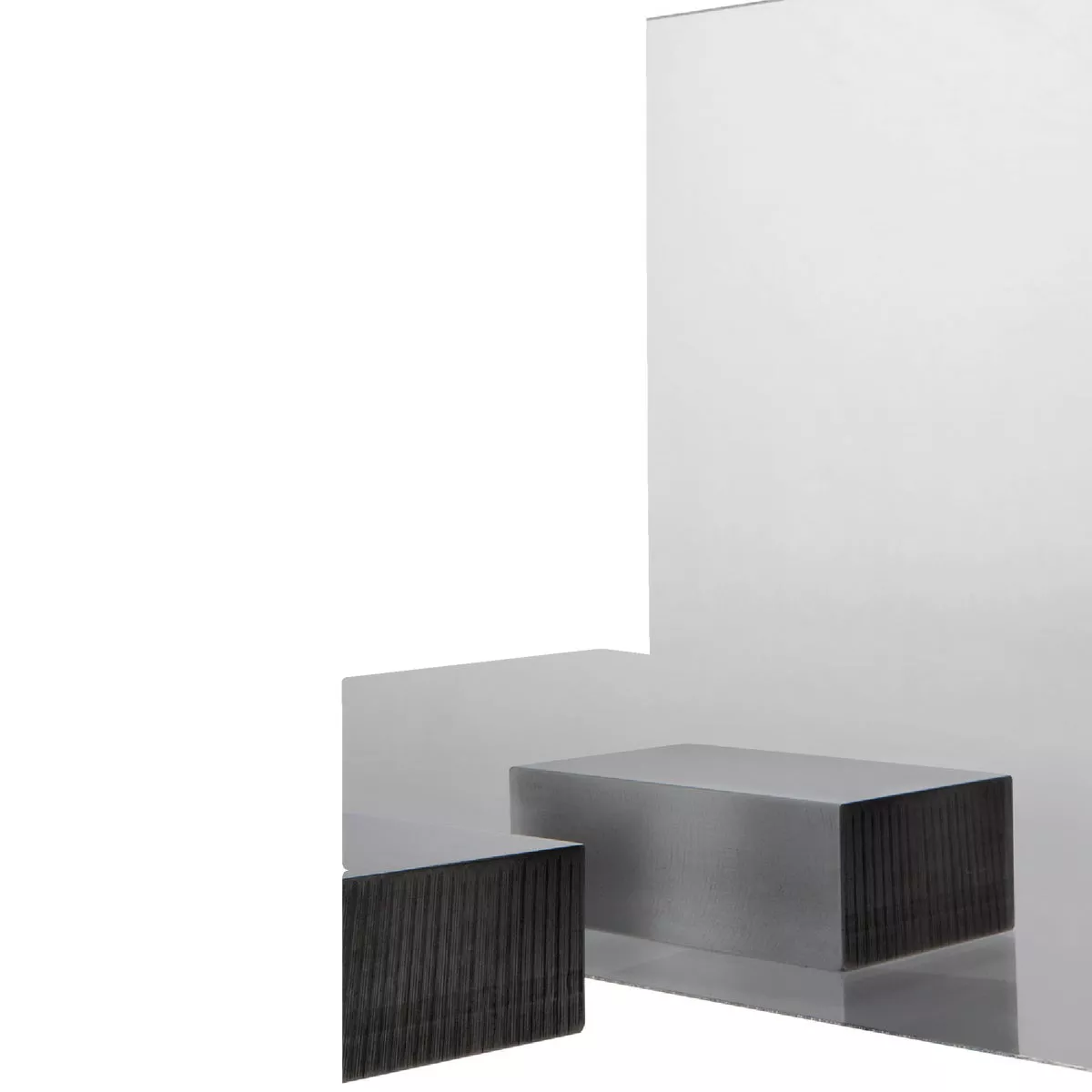 Plaskolite 48" x 96" x .220 (1/4") Mirrored Acrylic Sheet