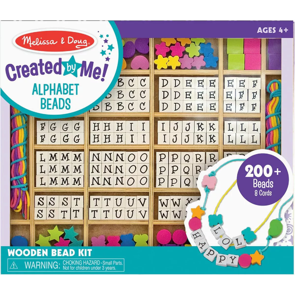Melissa & Doug Created by Me Alphabet Wooden Beads