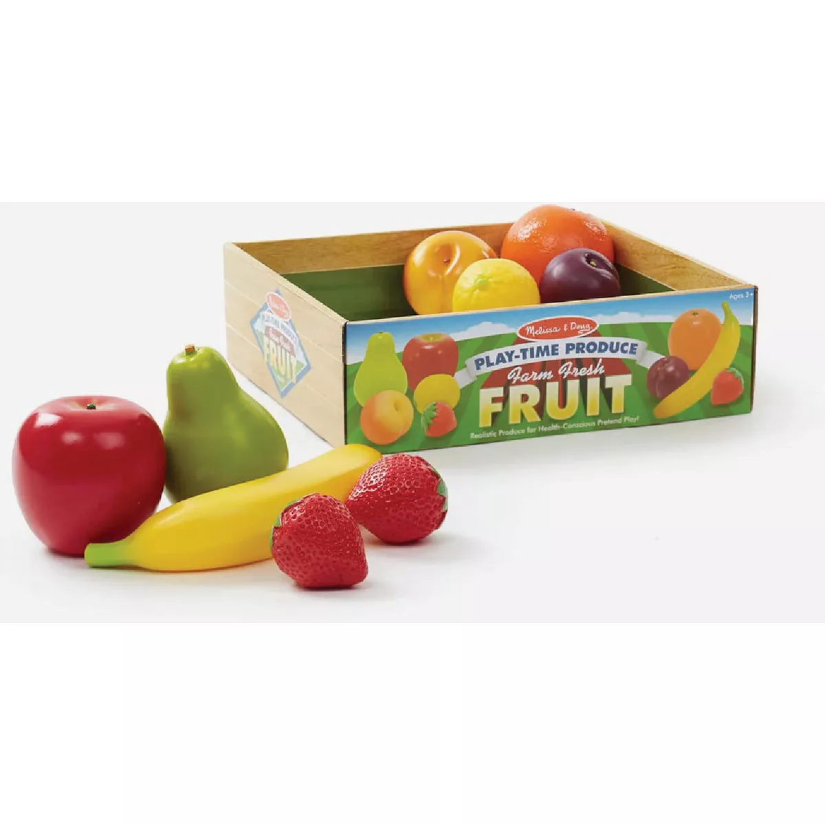 Melissa & Doug Play-Time Produce Fruit Play Food
