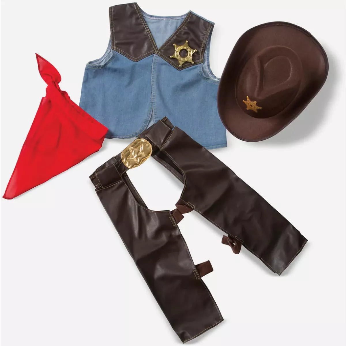 Melissa & Doug Cowboy Role Play Costume Set