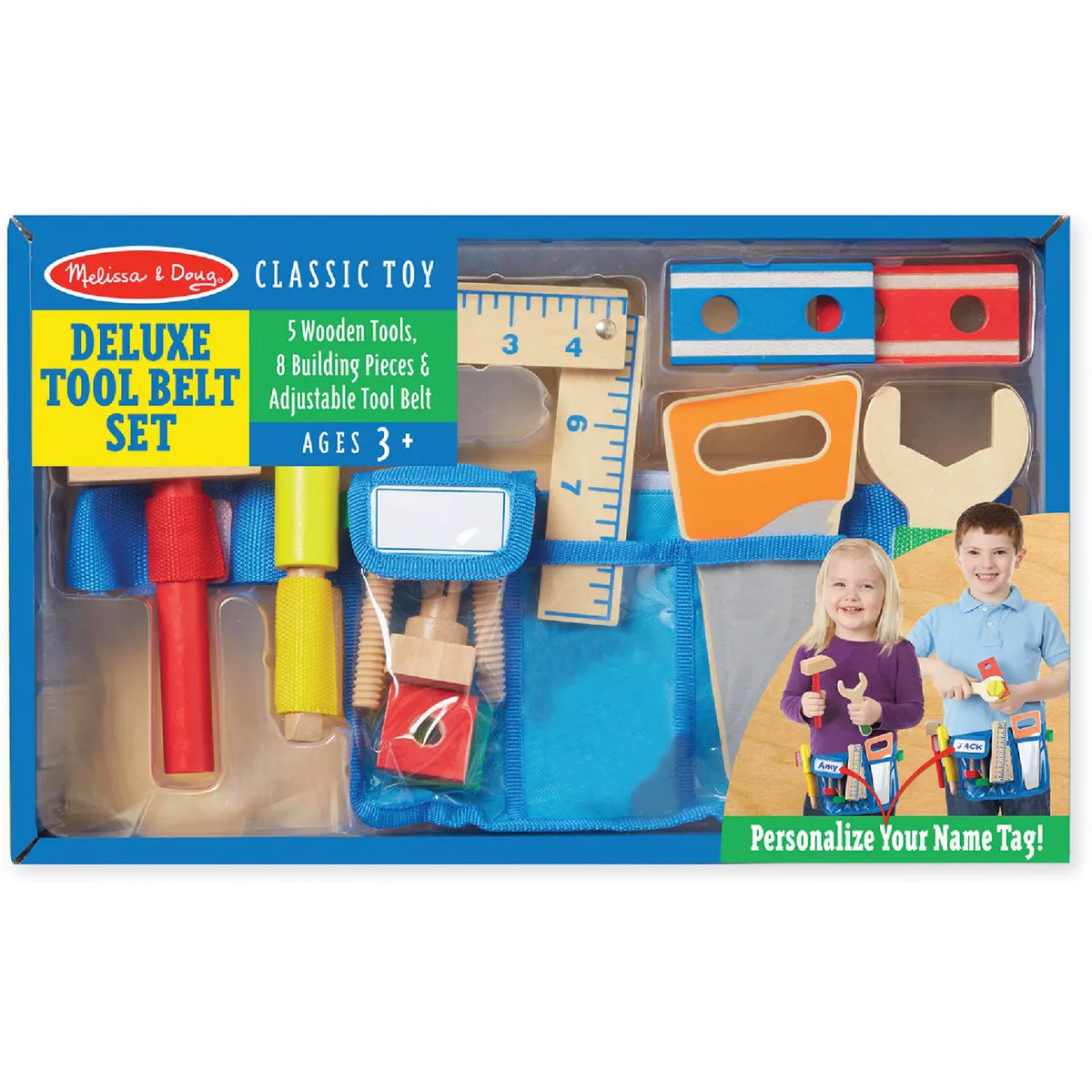 Melissa & Doug Deluxe Tool Belt Set (14-Piece)