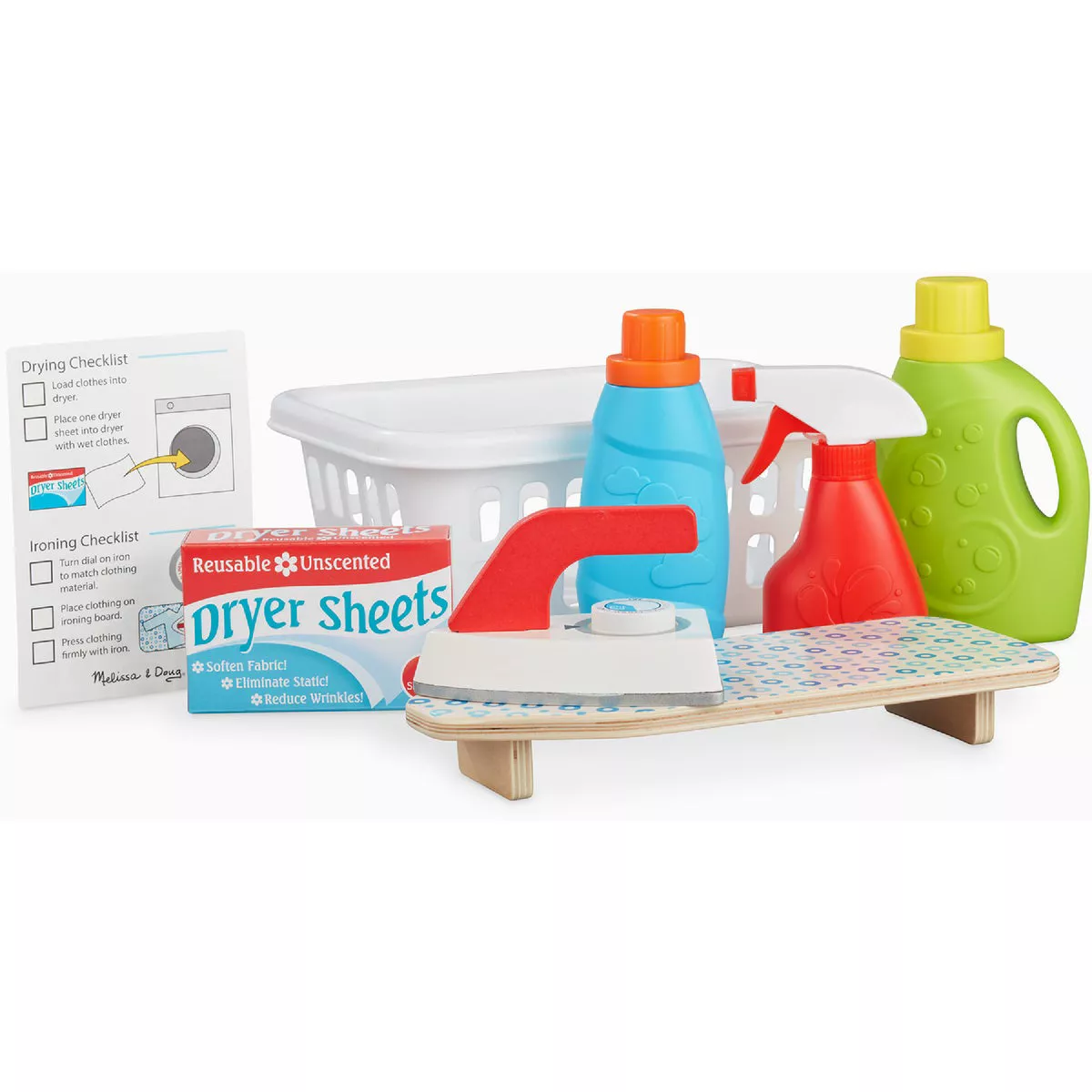 Melissa & Doug Laundry Basket Play Set (14-Piece) - photo 2