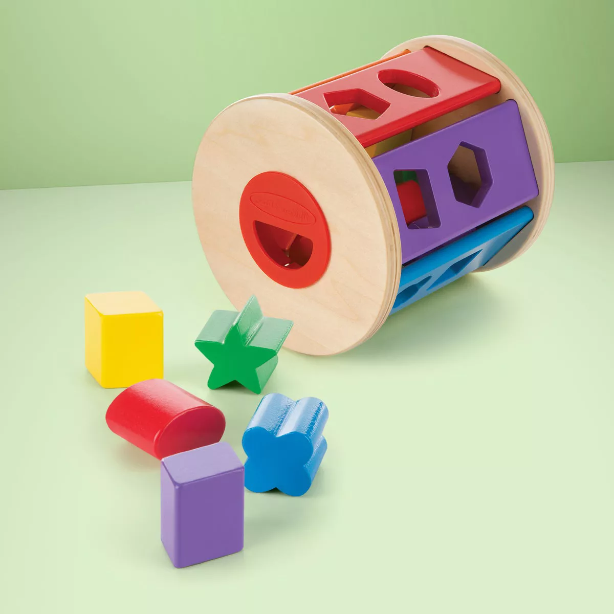 Melissa & Doug Match & Roll Shape Sorter Educational Toy