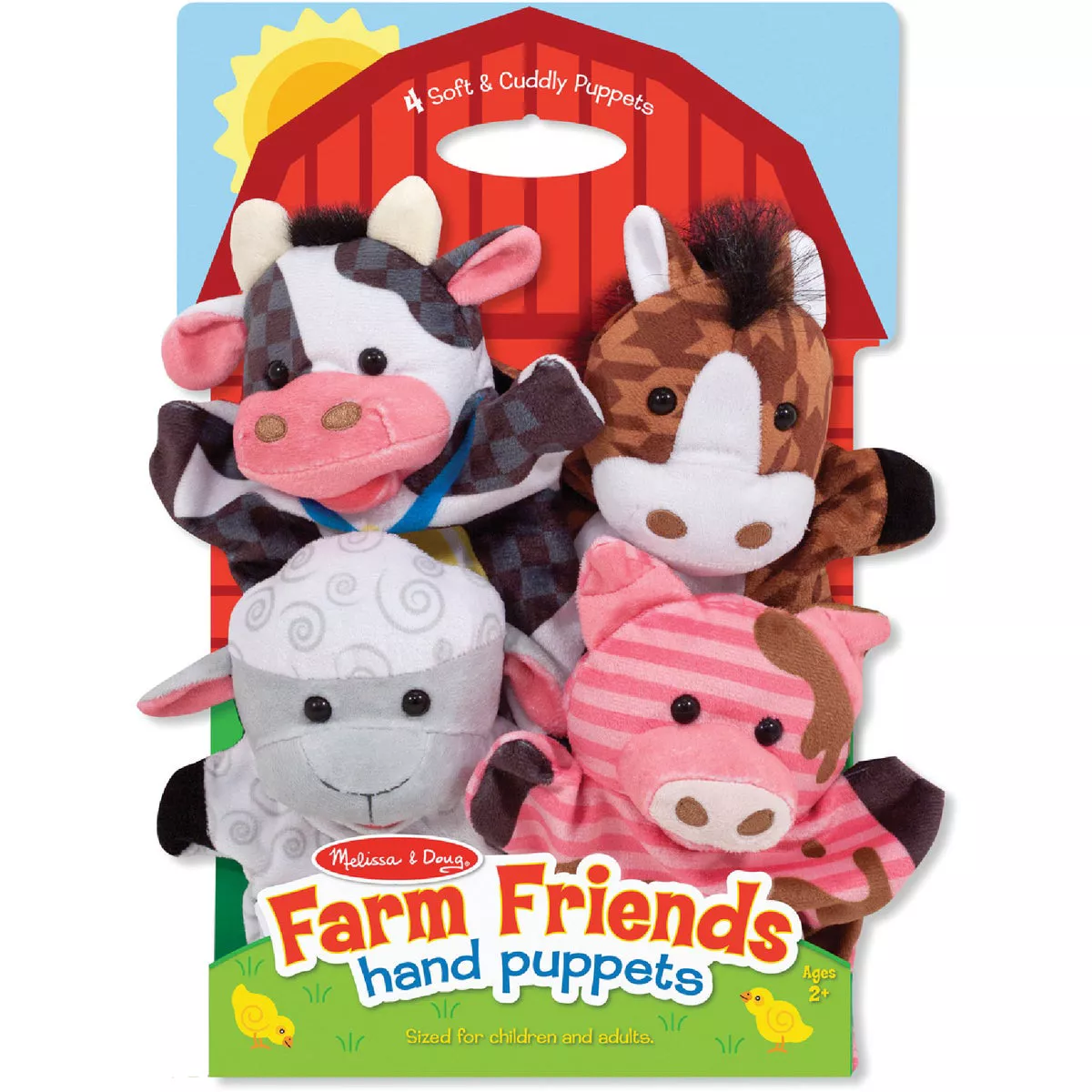Melissa & Doug Farm Friend Hand Puppets